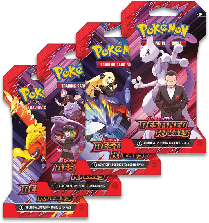 SLEEVED POKEMON SV10 DESTINED RIVALS PACK | 196214111233