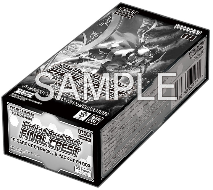 DIGIMON CG LM-08 FINAL CREST LIMITED CARD PACK | 810199501468