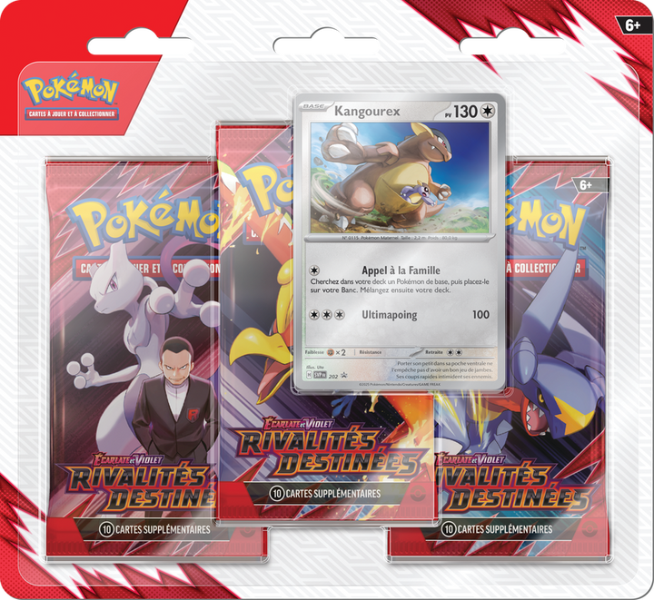POKEMON FRENCH SV10 DESTINED RIVALS 3PK BLISTER | 196214111035