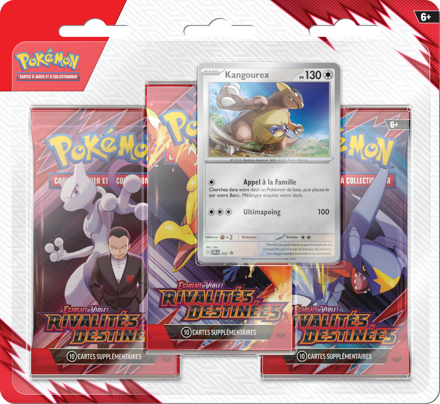 POKEMON FRENCH SV10 DESTINED RIVALS 3PK BLISTER(196214111035)(196214111035)