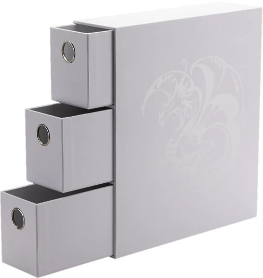 Dragon Shield: Fortress Card Drawers- White | 5706569337018