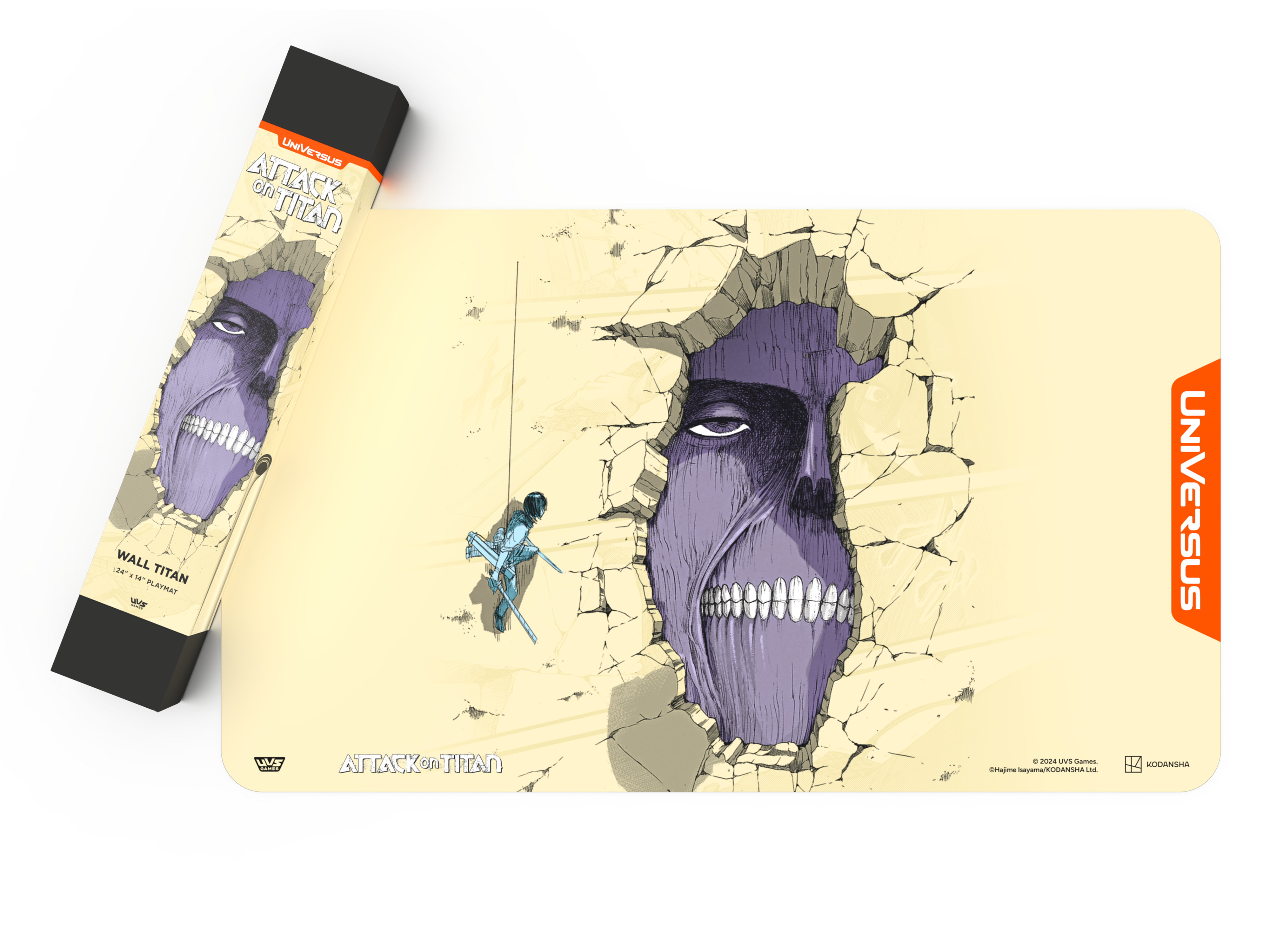 UniVersus CCG: Attack on Titan Battle for Humanity- Wall Titan Playmat: | 810155271022