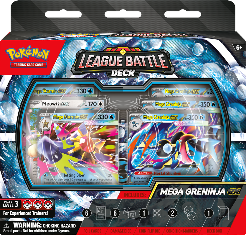 POKEMON LEAGUE BATTLE DECK MEGA GRENINJA EX
