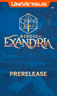 CRITICAL ROLE HEROES OF EXANDRIA PRE-RELEASE EVENT KIT | 810155271794