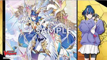 BUSHI SUPPLIES RUBBER PLAYMAT VOL. 13 CFV DIVINEZ DELUXE FINALS DESIGN B: ERIKA &amp; LIAEL=DRACONIS (16 | 8885021122410