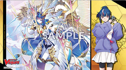 BUSHI SUPPLIES RUBBER PLAYMAT VOL. 13 CFV DIVINEZ DELUXE FINALS DESIGN B: ERIKA &amp; LIAEL=DRACONIS (16 | 8885021122410