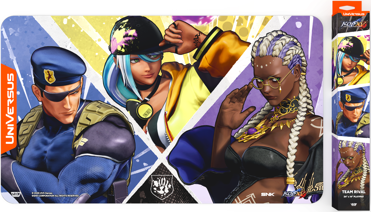 THE KING OF FIGHTERS XV: CHALLENGER SERIES TEAM RIVAL PLAYMAT | 810155273934