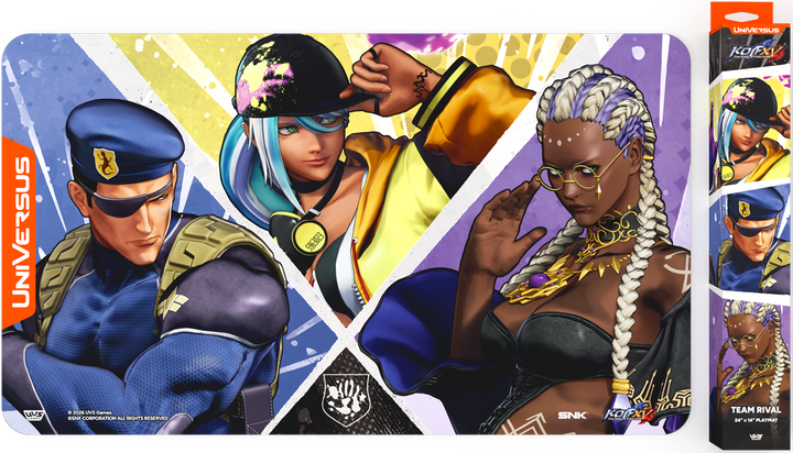THE KING OF FIGHTERS XV: CHALLENGER SERIES TEAM RIVAL PLAYMAT | 810155273934