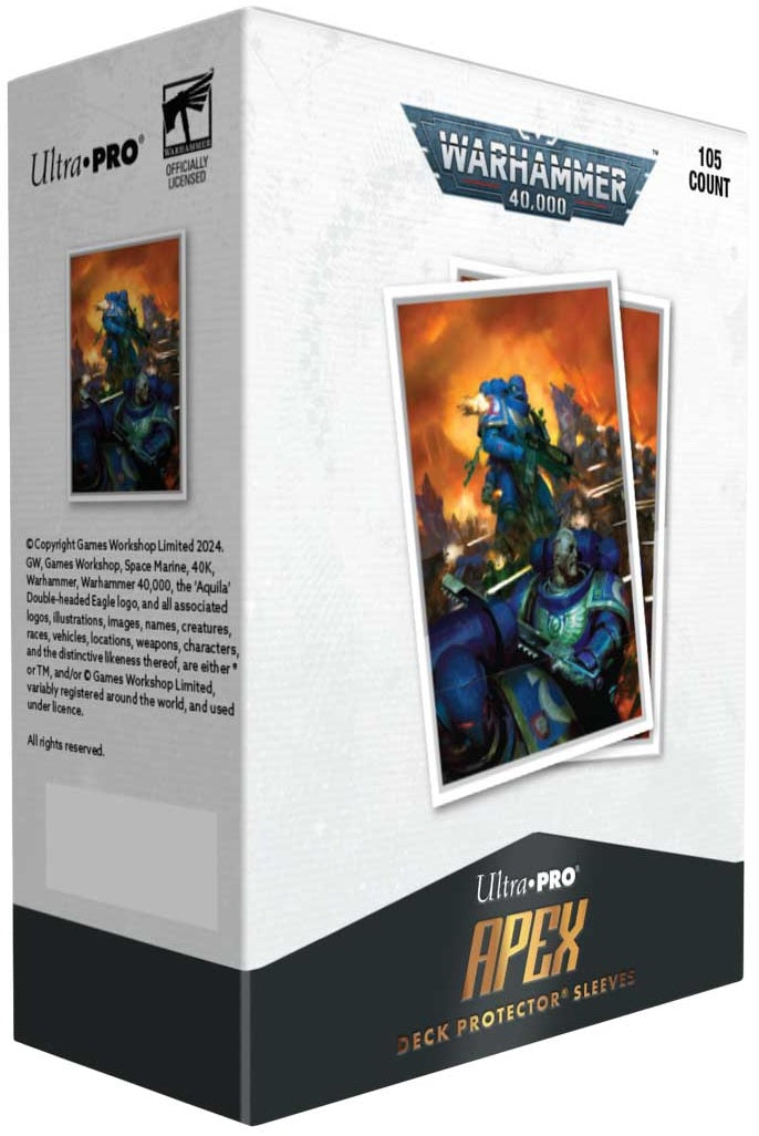 UP D-PRO APEX WARHAMMER 40K SPACE MARINES ADEPTUS ASTARTES 105CT | 074427164393