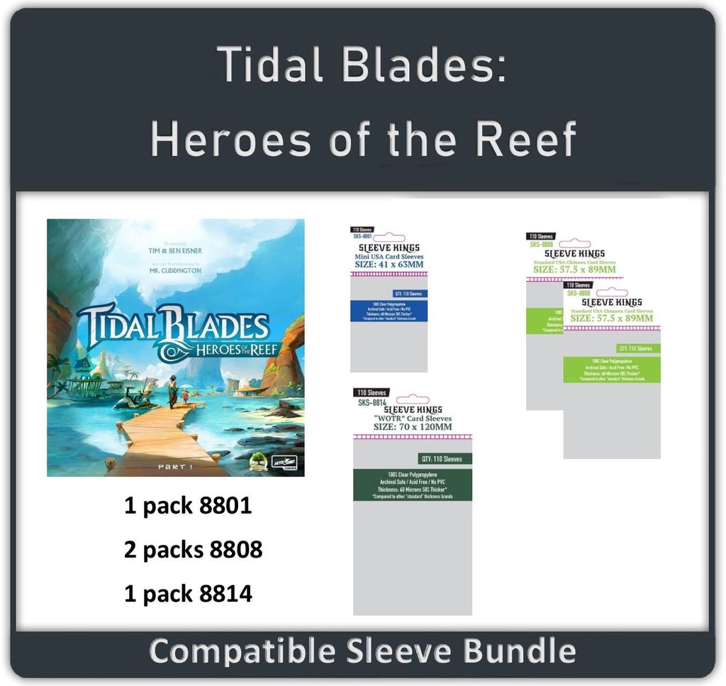 SK SLEEVE BUNDLE TIDAL BLADES: HEROES OF THE REEF | 801499312434