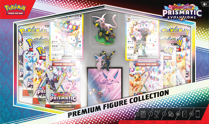 POKEMON SCARLET AND VIOLET PRISMATIC EVOLUTIONS PREMIUM FIGURE COLLECTION | 196214112766