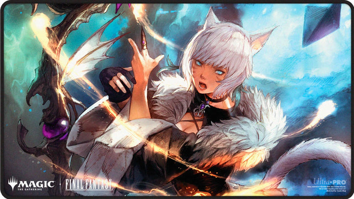 UP PLAYMAT MTG UNIVERSES BEYOND FINAL FANTASY BLACK STITCHED PREMIUM Z | 074427387662