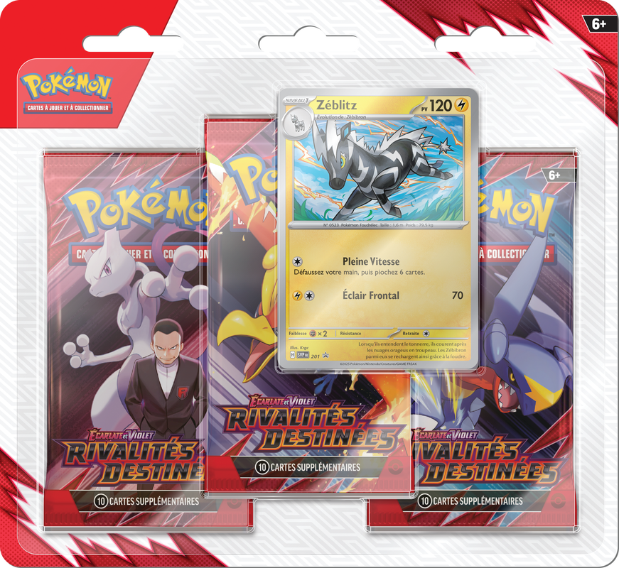 POKEMON FRENCH SV10 DESTINED RIVALS 3PK BLISTER(196214111035)(196214111035)