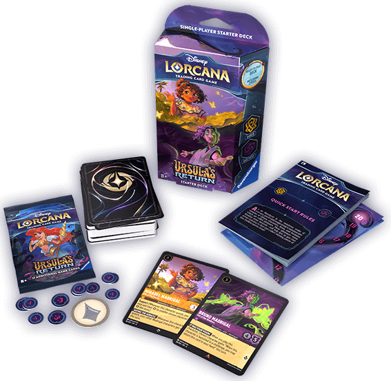 DISNEY LORCANA FRENCH URSULA'S RETURN STARTER DISPLAY(4050368983299)(4050368983299)