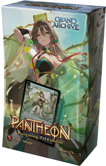GRAND ARCHIVE TCG RADIANT ORIGINS PANTHEON DECK SET 4CT DISPLAY | 724065403612
