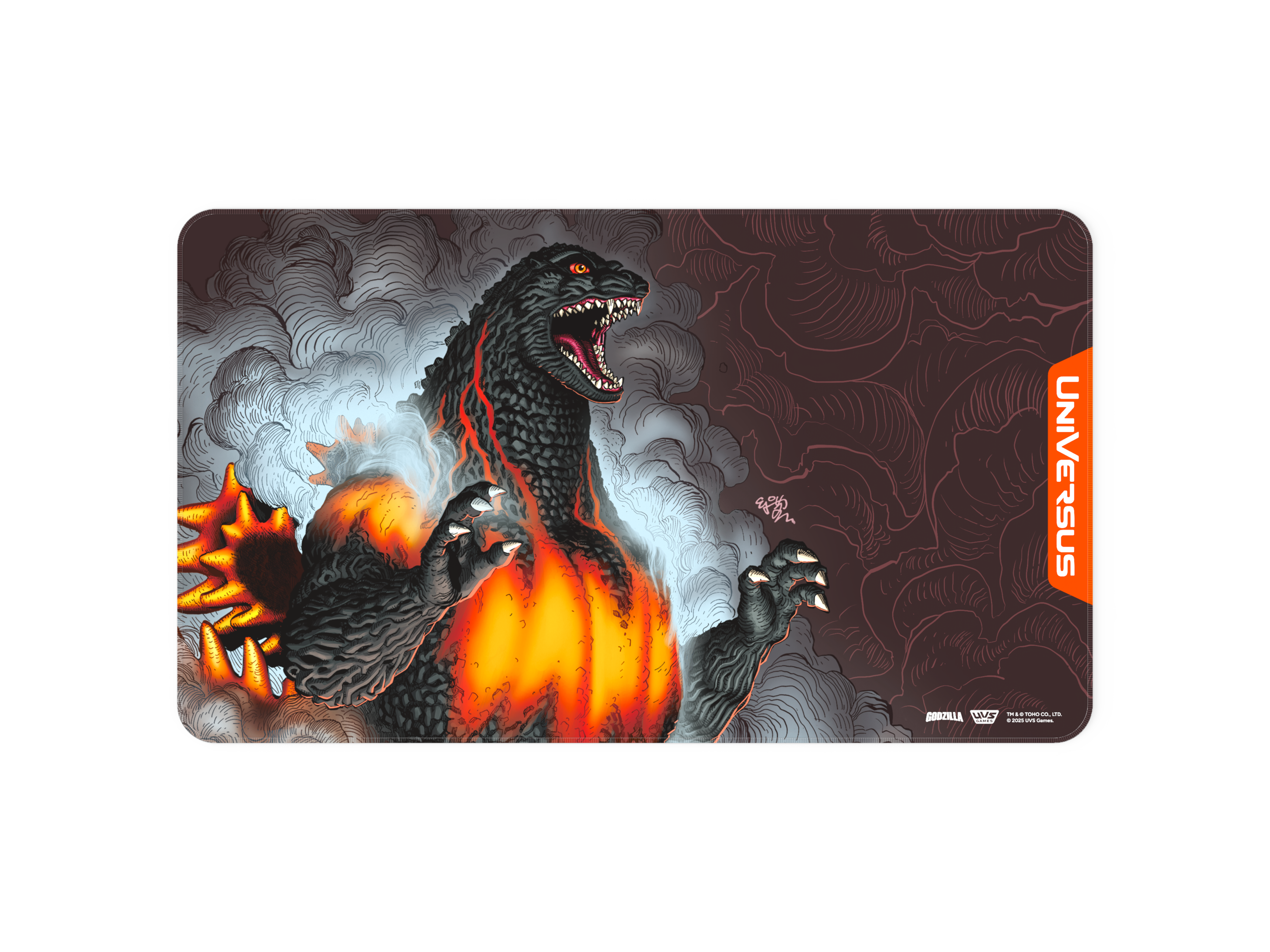 GODZILLA: REIGN OF KAIJU PLAYMAT BURNING GODZILLA | 810155274634
