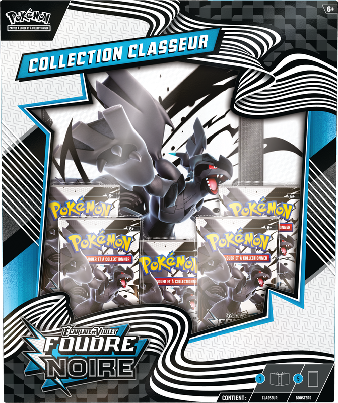 POKEMON FRENCH SV10.5 BLACK BOLT BINDER COLLECTION | 196214113954