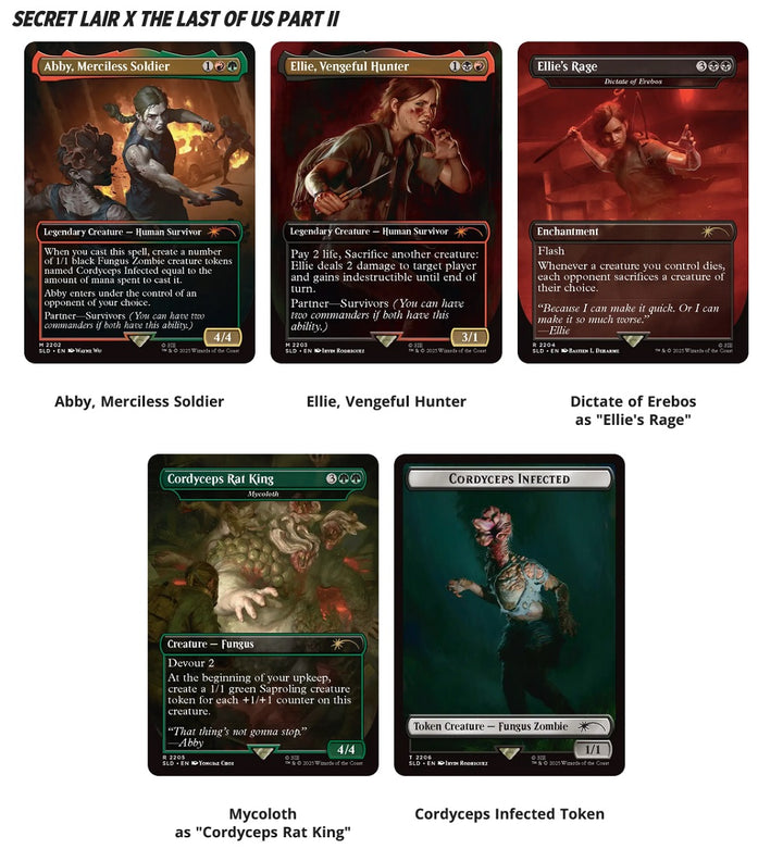 MTG SECRET LAIR PLAYSTATION SUPER DROP THE LAST OF US PART II: PATH OF RETRIBUTION REGULAR | 195166308715