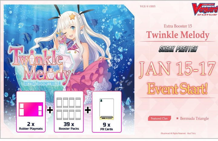 Cardfight Vanguard V: Twinkle Melody Extra Booster Sneak Preview Kit | 8885009406044