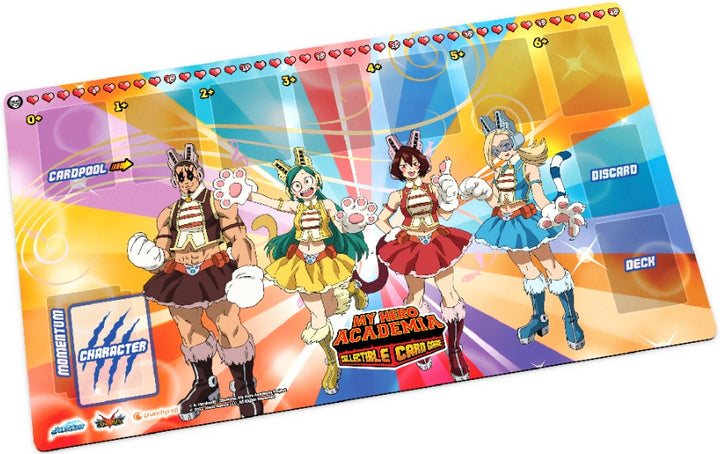 UniVersus CCG: Set 3- My Hero Academia Heroes Clash- Wild Wild Pussycats Playmat | 850034738093