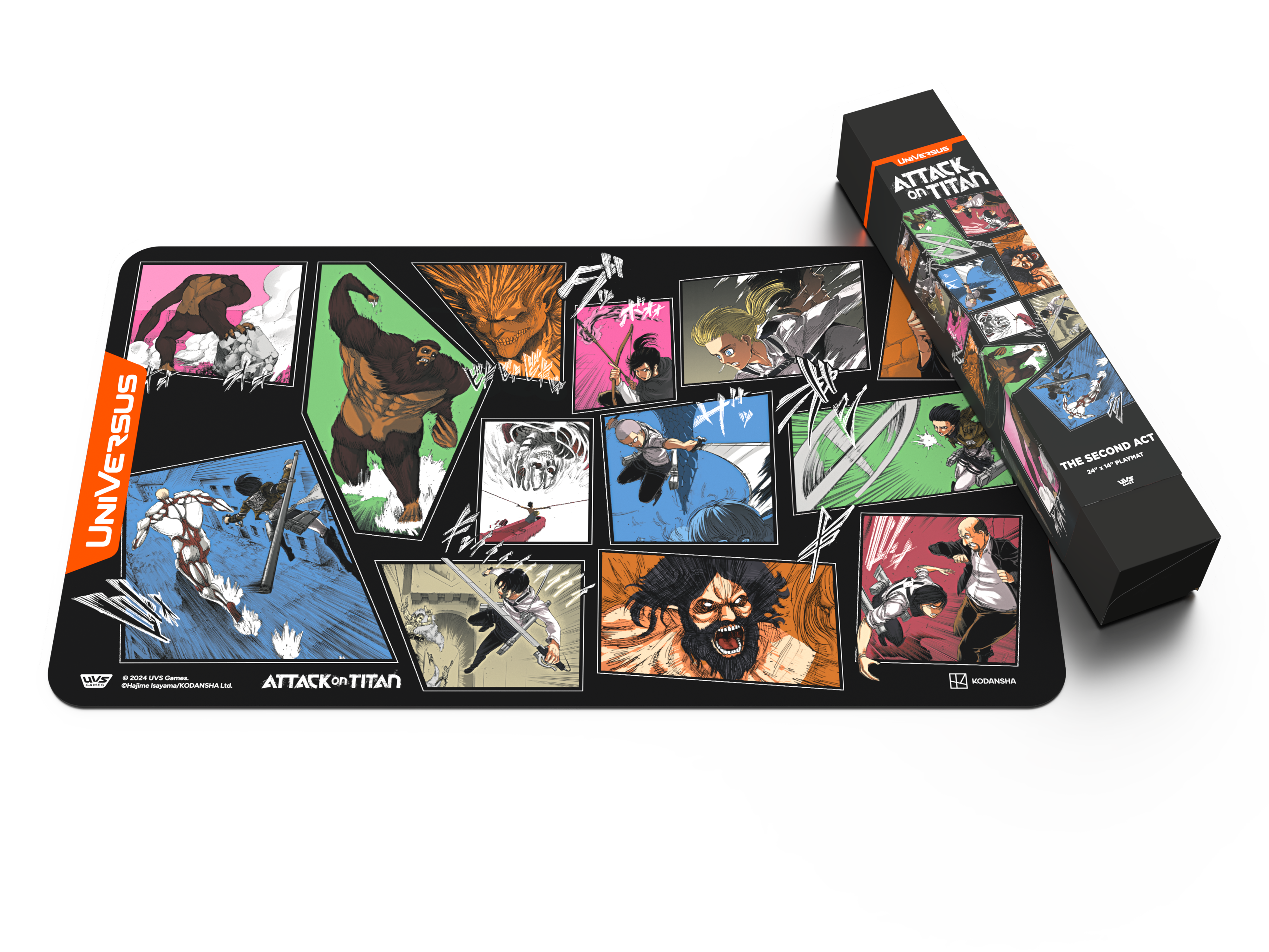 UniVersus CCG: Attack on Titan Origins of Power- The Second Act Playmat(810155271480)(810155271480)