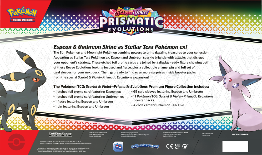 POKEMON SCARLET AND VIOLET PRISMATIC EVOLUTIONS PREMIUM FIGURE COLLECTION