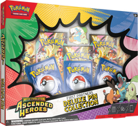 POKEMON ME2.5 ASCENDED HEROES FIRST PARTNERS DELUXE PIN COLLECTION | 196214141421