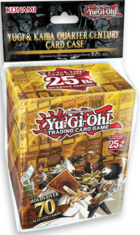 YGO YUGI/KAIBA QUARTER CENTURY CARD CASE | 083717863687