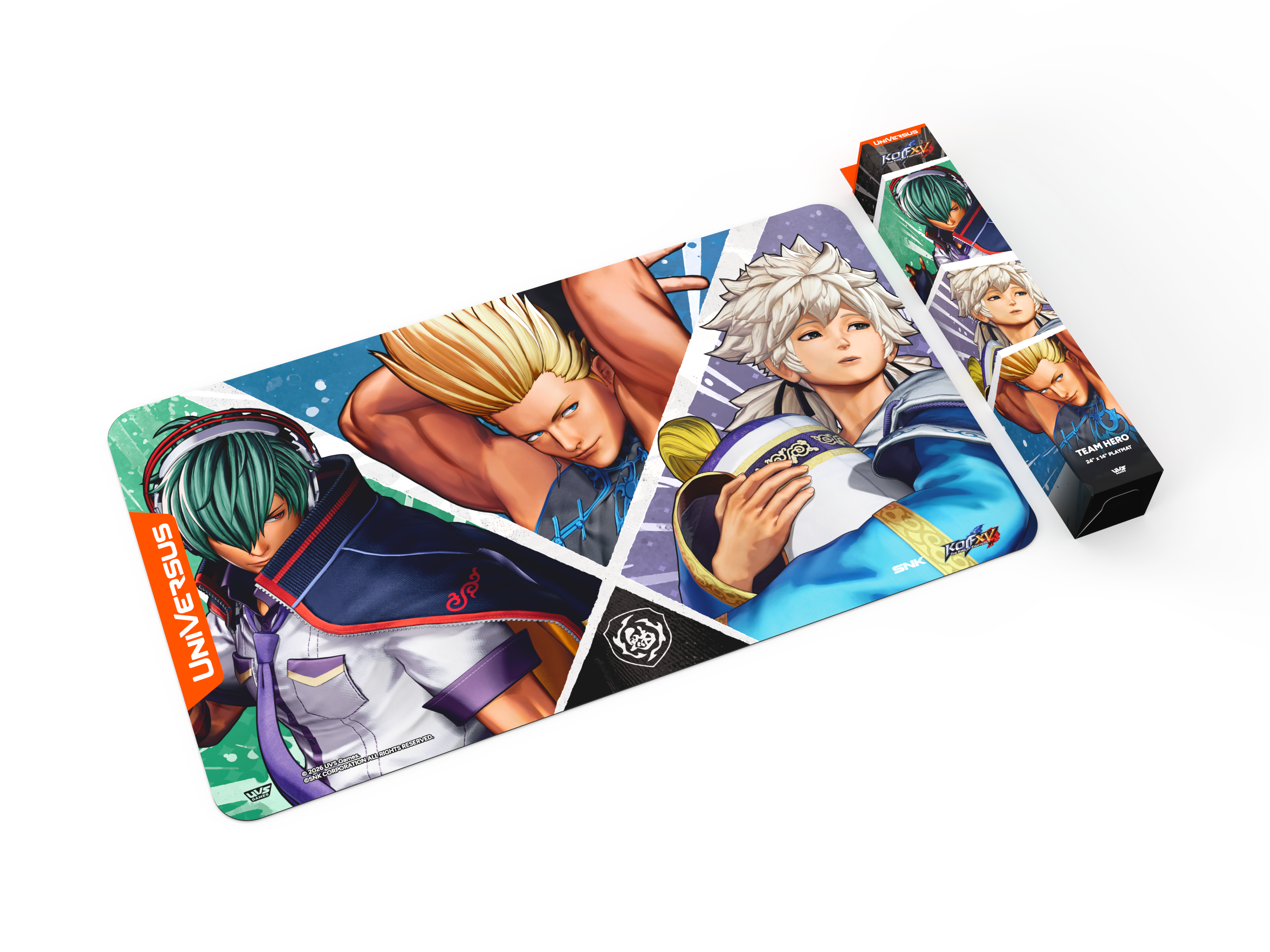 THE KING OF FIGHTERS XV: CHALLENGER SERIES TEAM HERO PLAYMAT | 810155273927