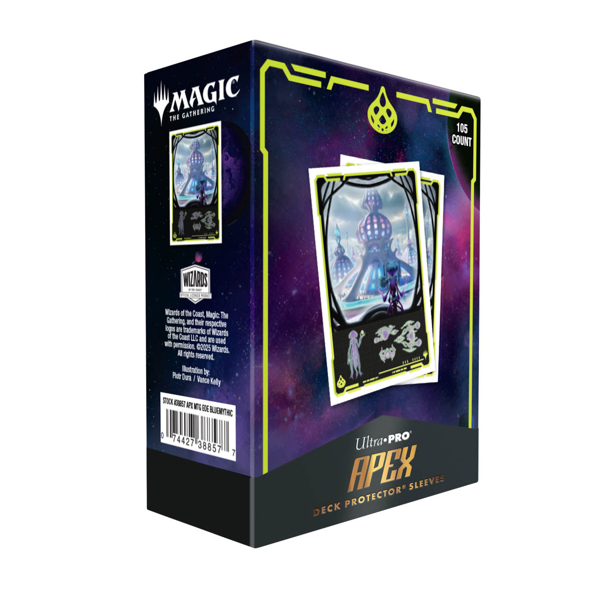 UP D-PRO APEX MTG EDGE OF ETERNITIES BLUE 105CT | 074427388577