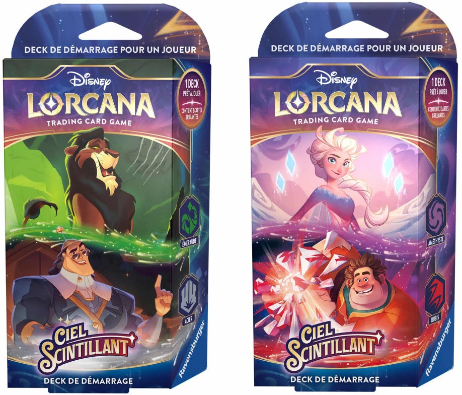 DISNEY LORCANA FRENCH SHIMMERING SKIES STARTER DISPLAY 8CT(4050368984500)(4050368984500)