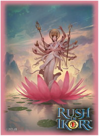 RUSH OF IKORR CG TEXTURED CARD SLEEVES THOUSAND ARMED KANNON 65CT | 053334096775