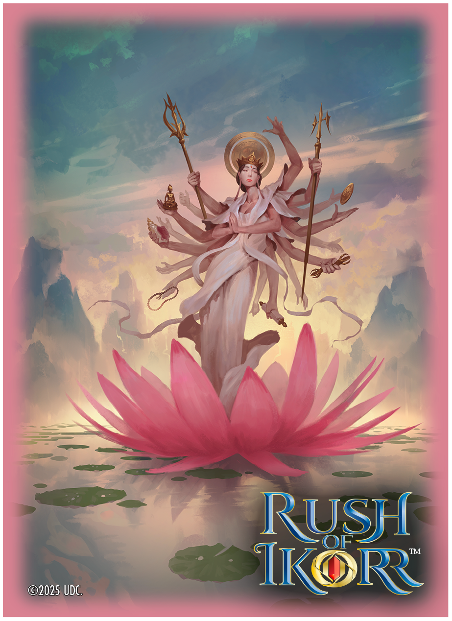 RUSH OF IKORR CG TEXTURED CARD SLEEVES THOUSAND ARMED KANNON 65CT | 053334096775