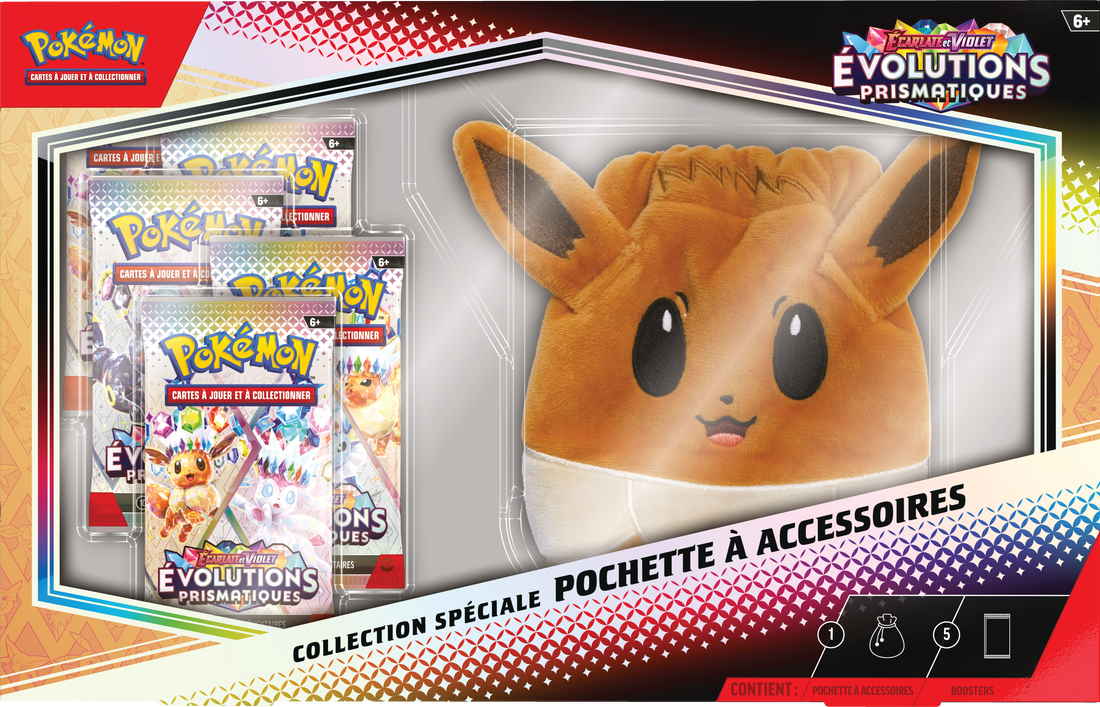 POKEMON FRENCH SV8.5 PRISMATIC EVOLUTIONS ACCESSORY POUCH SPECIAL COLLECTION | 196214106024