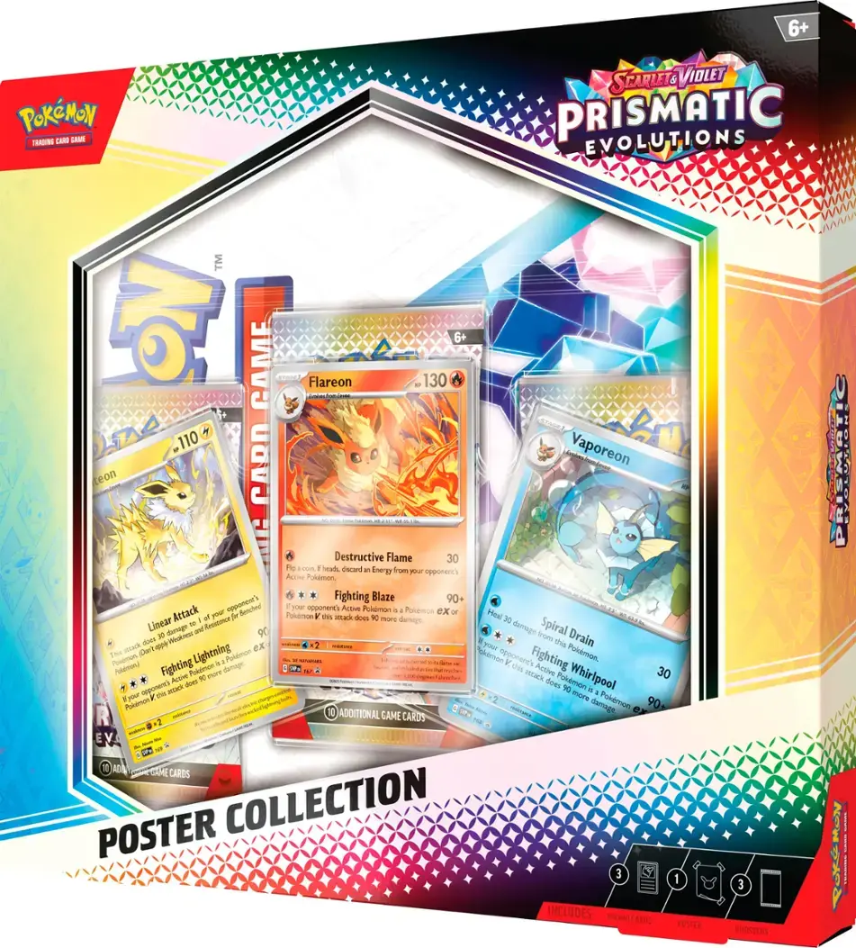 POKEMON SV8.5 PRISMATIC EVOLUTIONS POSTER COLLECTION | 196214112537