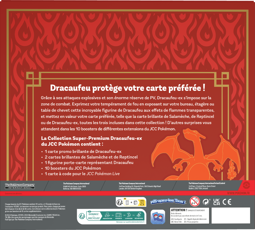 POKEMON FRENCH CHARIZARD EX SUPER-PREMIUM COLLECTION | 820650558825