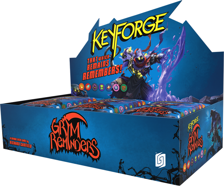 KEYFORGE GRIM REMINDERS DECK 12CT DISPLAY | 850039408250