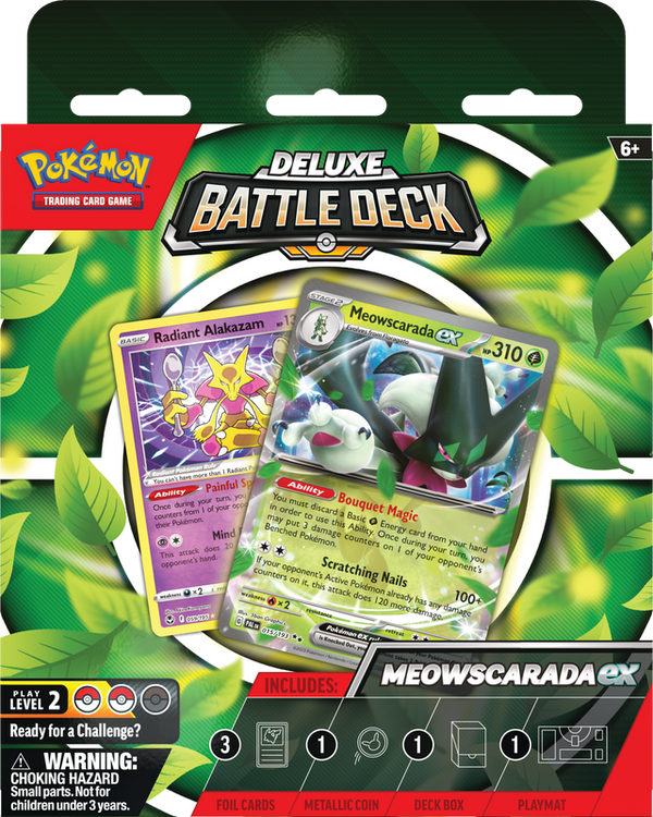POKEMON DELUXE BATTLE DECKS MEOWSCARADA/QUAQUAVAL | 820650852589