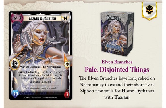 Warlord: Saga of the Storm - Into the Accordlands Starter Deck Display | 850063087087