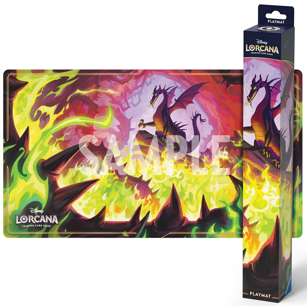 DISNEY LORCANA PLAYMAT SET 11 DRAGON FIRE | 4050368988515