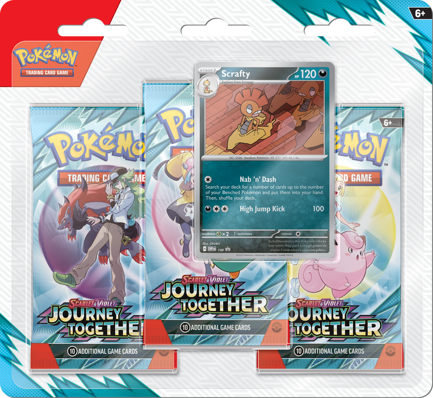 POKEMON SV9 JOURNEY TOGETHER 3PK BLISTER | 196214124233