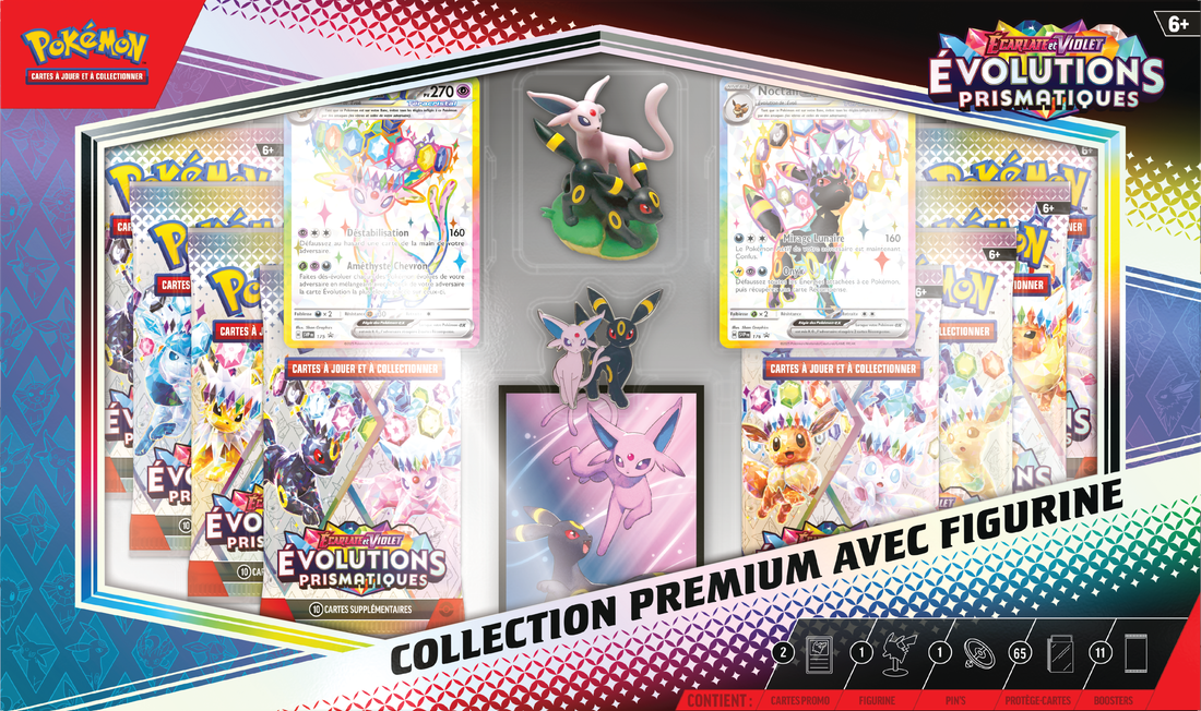 POKEMON FRENCH SCARLET AND VIOLET PRISMATIC EVOLUTIONS PREMIUM FIGURE COLLECTION | 196214112773