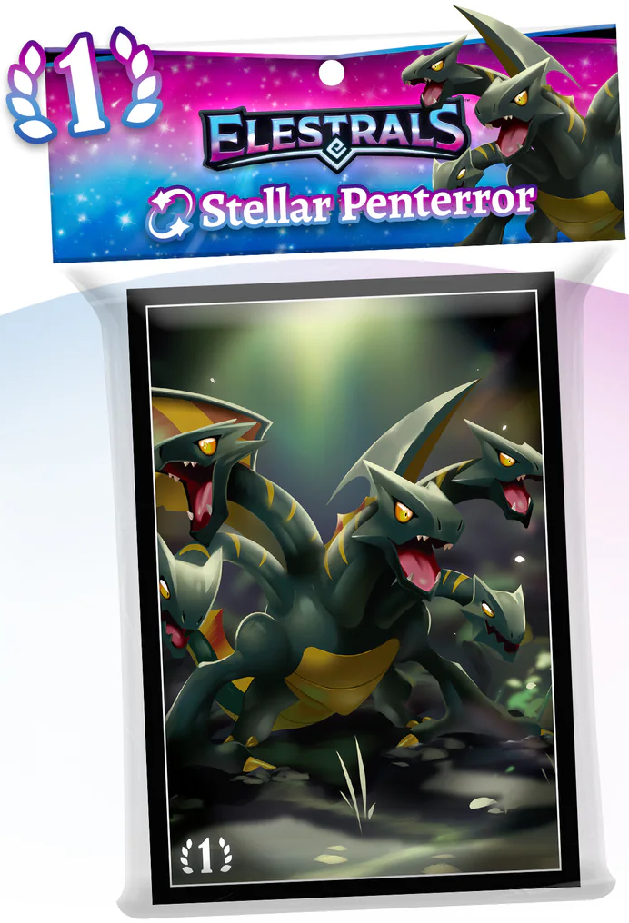 ELESTRALS 1ST EDITION CARD SLEEVES PENTERROR LINE (100) | 850045412869