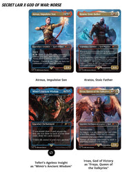 MTG SECRET LAIR PLAYSTATION SUPER DROP GOD OF WAR: REDEMPTION REGULAR | 195166308494