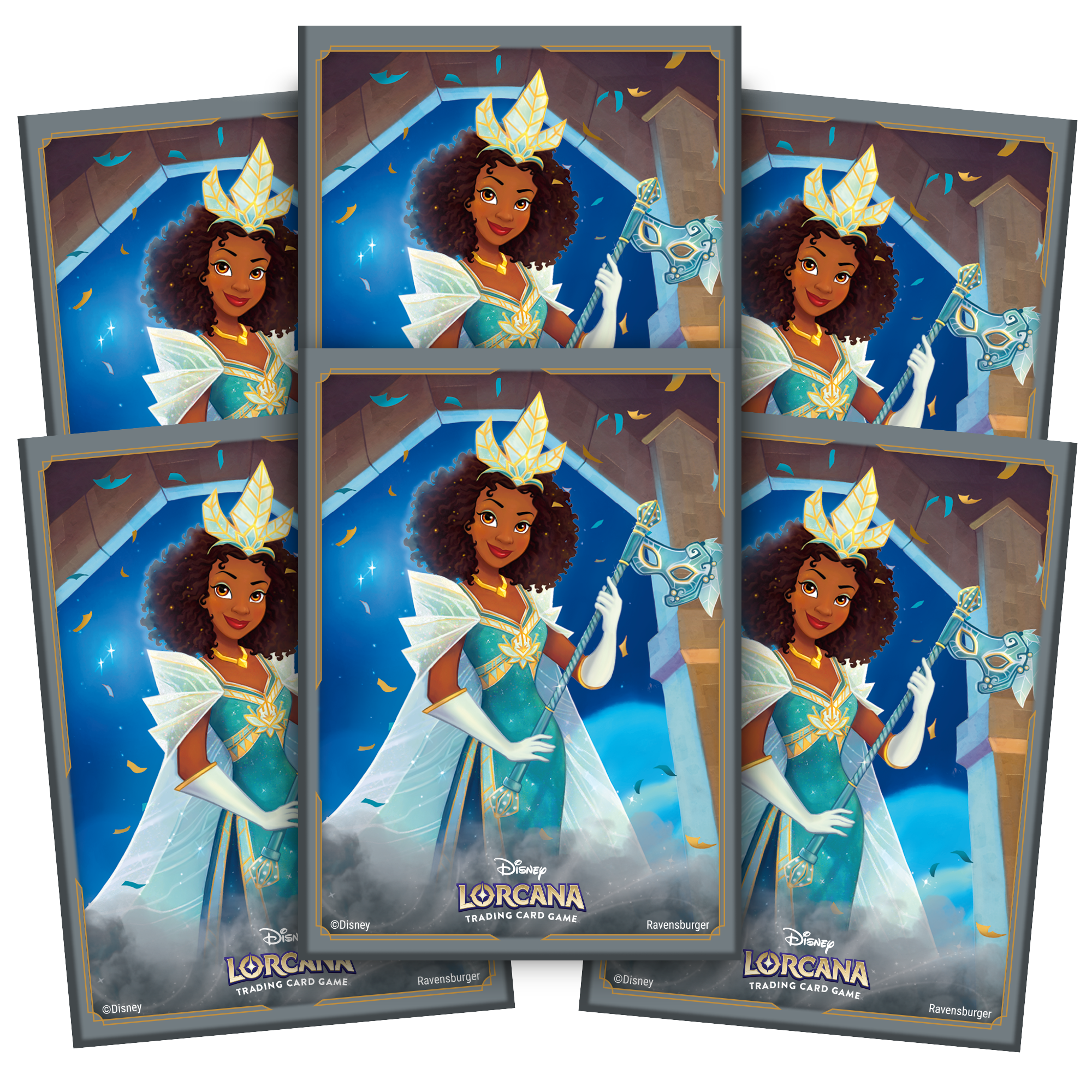 Card Sleeves: Disney Lorcana- Shimmering Skies- Tiana | 4050368984036