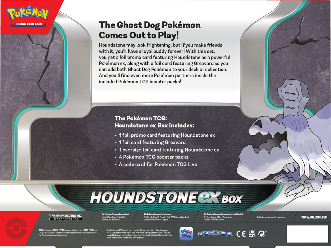 POKEMON HOUNDSTONE EX BOX | 820650412974