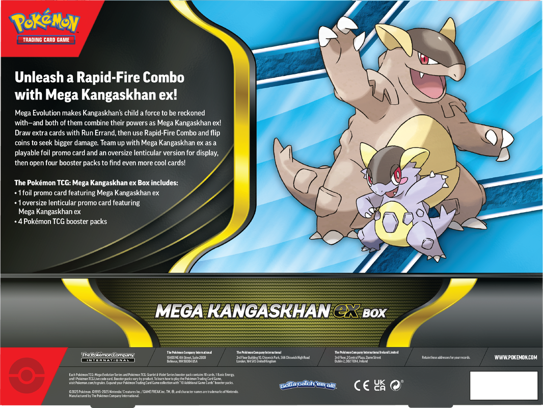 POKEMON MEGA KANGASKHAN EX BOX | 196214134546