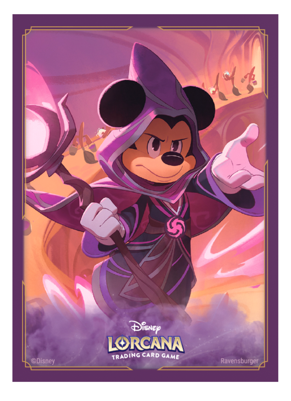 DISNEY LORCANA CARD SLEEVES SET 8 PACK A MICKEY(4050368985309)(4050368985309)