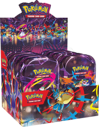 POKEMON FRENCH MEGA HEROES MINI TIN 10CT DISPLAY | 196214112872
