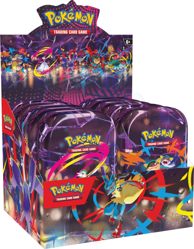 POKEMON FRENCH MEGA HEROES MINI TIN 10CT DISPLAY | 196214112872